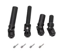 Dilwe RC Transmission Shaft Set for 1/30 RC Crawler Car, Steel Construction Front Rear Drive Shaft Upgrade Parts