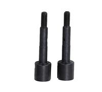 Dilwe RC Wheel Axle Upgrade Parts, CNC Precision Machining Anodized Surface, with Easy Install for HPI Electric 1/8 WR8 FLUX Block Gymkhana (Black WR80021BL)