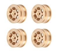 Dilwe RC Wheel Hub, 4Pcs 180 X 10mm Brass RC Wheel Hub Replacement Upgrade Parts for SCX30 1/30 Crawler Car