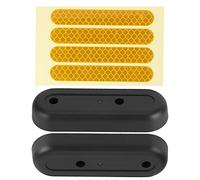 Dilwe Rear Fork Decorative Cover, Reflective Sticker for MAX G30 Electric Scooter, with PET Plastic Material for Protection (Yellow)