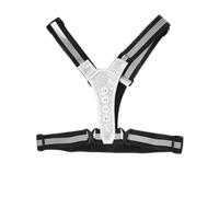 Dilwe Reflective Vest, LED Adjustable Safety Gear for Night Running and Cycling with 360 Degree Visibility (Black White)