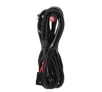 Dilwe Relay Rocker Switch Wiring Harness 12V 40A with 30A Fuse, Universal Connectors for ATV UTV Boat Motorcycle Car, Heavy Duty 16AWG Wire Kit Easy Install LED Light Bar