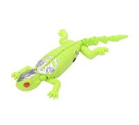 Dilwe Remote Control Wall Gecko Toy, 360 Degree Rotation Reptile Simulation Toy with LED Eyes, for Kids Indoor Outdoor Play