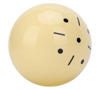 Dilwe Resin Training Cue Ball, High Gloss Durable Snooker Billiards Practice Ball with Standard Lines for British Pool Players (US Style 57.2MM)