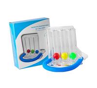 Dilwe Respiratory Exerciser, Breathing Exercise Device Deep Breathing Exerciser Measurement System for Comprehensive Respiratory Fitness (3 Balls)