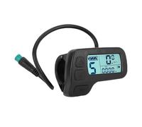 Dilwe Scooter LCD Screen Panel, Electric Bike LCD Display Meter 24h Clear Display for Day Night Riding, Crystal Clear, Compatible & Versatile, Durability & Lightweight,