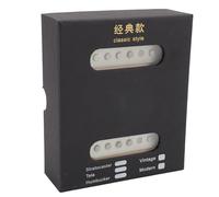 Dilwe Single Coil Pickup Replacement Set with Alnico V Magnets, Easy to Install for Electric Guitar, Excellent Choice for Guitar Enthusiasts