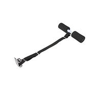 Dilwe Sit Up Bar, Exercise Equipment for Home Workout with Adjustable Clip and Comfortable Foam Pad, for Bed Sit Ups and Core Strength Training (Black)