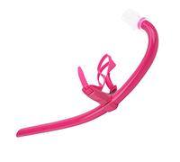 Dilwe Snorkel with Mouthpiece, Swimming Front Mounted Snorkel with Silicone Mouthpiece Swim Training Breath Gear(red) Diving