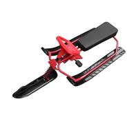 Dilwe Snow Racer Sled, Ski Sled with Steering Wheel and Brakes for Kids Teens and Adults