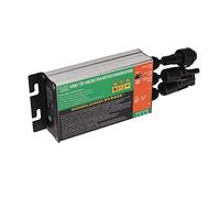 Dilwe Solar Micro Inverter Aluminum Alloy Grid Tie Micro Inverter 260W MPPT Sine Waving Output IP55 for Small Solar Panel Systems Home Rooftop Users