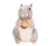 Dilwe Squirrel Stuffed Animal Plush Toy, Irresistibly Cute and Unique, Versatile Posable Fun, Premium Quality Plush Material, Lifelike Design with Exquisite Detailing, for Desk