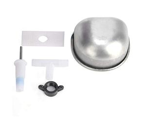 Dilwe Stainless Steel Drinker Set, Durable Water Bowl Feeding Accessories for Breeding and Young Rabbits, 10 Sets, (Three separate bodies)