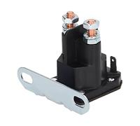 Dilwe Starter Solenoid 12V DC Aluminum ABS Copper Replacement for Lawn Tractor 725 04439B Durable Dust-Resistant Design Quick Engine Start