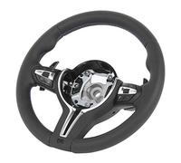 Dilwe Steering Wheel Assembly, Full Nappa Leather Upgrade Steering Wheel with Paddle Shifters and Multifunction Buttons, Direct Replacement for F20 F22 F30 F32 F15 F16 2012 to 2019