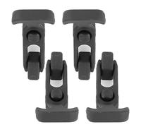 Dilwe T Handle Draw Latch Rubber T Latch Handle 4PCS with M5 Screw Kit Black for RV Trailer Toolbox Cooler Motorhome Compact Fit Vibration Reduction Flexible Material