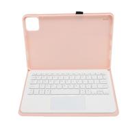 Dilwe Tablet Keyboard Case with Trackpad for Pad 6 Pro 11 Inch 2023, PU Stand Cover for Comfortable Typing Experience (Pink)