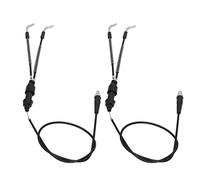 Dilwe Throttle Cable Black Metal Pull Push Throttle Cable 01 0813 Replacement for Banshee 350 YFZ350 1987 2006 for ATV Repair Maintenance and Replacement Use