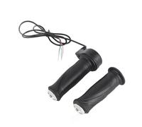 Dilwe Throttle Grip, Rubber ABS Ebike Throttle Handle Grip Cable, 12V 24V 36V 48V 3 Pin Speed Control for Electric Scooter ATV Motorcycle, High Medium Low Governor