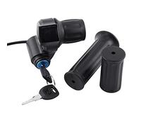 Dilwe Throttle Grips, Universal Electric Bike Throttle Grip Handlebar Scooter Twist Throttle with Cable for Electric Mini Bike Cycling Bicycles And Spare Parts