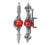 Dilwe Titanium RC Axle, Front Rear Replacement Part for 1/10 Scale Crawler - Durable Upgrade for Off-Road Racing, Outdoor Use, Hobbyists, and Racers