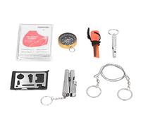 Dilwe Tool Kit, Durable Emergency Box with Large Storage Space for Car, Camping, Travel, Home, Office, Sports