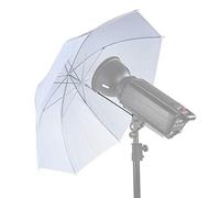 Dilwe Translucent White Soft Umbrella, 33 Inch, Nylon + Metal, Aluminum Bones, Foldable, Suitable for ID Photo, Figure Model, Wedding Photography Studio