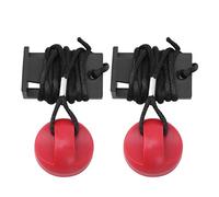 Dilwe Treadmill Safety Key, 2Pcs Magnetic Emergency Stop Switch with Clip, ABS Lock for Home Treadmill Protection