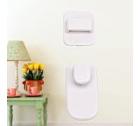 Dilwe TV Remote Control Hook, Strong Adhesive Self Adhesive Hook, Wall Key Hanger for Air Conditioner and TV Remotes (White)