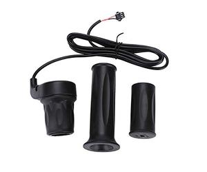 Dilwe Twist Throttle, 1 Pair Universal Right Electric Scooter Speed Control Twist Throttle with Left Normal Grip for Scooter 22.5 mm Handlebar