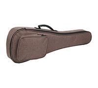 Dilwe Ukulele Case Nylon Handheld Double Zip Storage Bag with 10mm Thickened Foam for Soprano Concert Tenor Ukelele Adults Beginners (26 Inch)