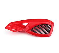 Dilwe Universal Hand Guards ABS Motorcycle Hand Guards 7/8 Inch 22mm Brush Bar Design with Mounting Hardware Protection for Dirt Bike ATV Scooter Riders (Red)