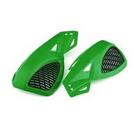 Dilwe Universal Hand Guards ABS Motorcycle Hand Guards 7/8 Inch 22mm Brush Bar Design with Mounting Hardware Protection for Dirt Bike ATV Scooter Riders (Green)