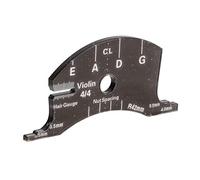 Dilwe Violin Bridge Reference Tool, Acrylic Accurate Violin Bridge Mold Measure Tool with String Height and Pillow Width Measurement, for Luthiers Repairs and Improvements (4/4)