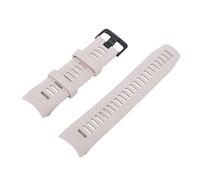 Dilwe Watch Band, Silicone Sports Strap Compatible with Solar Tides Esports, Adjustable Replacement Wristband for Men Women Athletic Use (White)