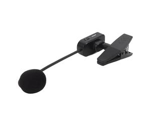 Dilwe Wireless Saxophone Microphone, Unidirectional Condenser with Clamp, Plug and Play for Band Performances, Lightweight and Portable