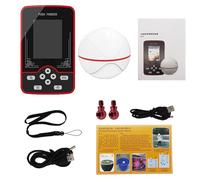 Dilwe Wireless Sonar Fish Finder, Portable Handheld Depth Finder with 60M Detection Range, 2.6 Inch Color Screen for Kayak Boat Fishing (125KHz F13)
