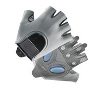 Dilwe Workout Gloves for Women, Silicone Palm Weight Lifting Gloves with Breathable Polyester Mesh Back, for Gym Exercise Fitness Training Cycling (Grey)