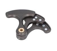 Dilwe Zinc Alloy Magnetic Card Clicker Hand Toy for Relieving Stress and Concentration, Portable for Waiting or Traveling, for Improving Attention Span (Silver Black)