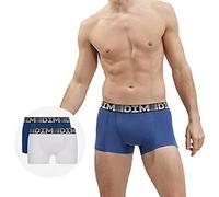 Dim Boxer Men 3D Flex Air Breathability & Freedom Of Movement x4 Steel Blue/White XL