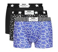 Dim Paris Ad00c6d Vibes Cotton Patterned Boxers 3 Units Orange,Black 6 Men