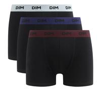 Dim Boxer Men's Mix and Colours x3 Black Belt Green/Blue/Red L