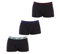 Dim Boxer Men's Mix and Colours x3 Black Belt Green/Blue/Red L