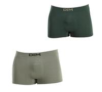 DIM Pack of 2 Unno Basic Seamless Boxer Briefs D05HH for Men Green