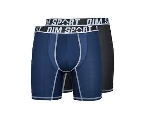 DIM Boxer shorts DIM SPORT BOXER LONG MICROFIBRE PACK X2 in Multicolour T4