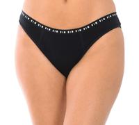 DIM Women's Classic Menstrual Organic Cotton Heavy Flow Dim Protect x1 Brief, Black, S
