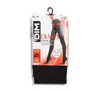DIM Women's Diam's Flat Tummy Ultra Opaque x1 Tights, Black, L-XL
