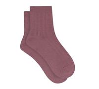 DIM Femme - Chaussettes Coton Peigné | Mi-Chaussettes Élégantes Respirantes et Confortables | Style Pointelle Tressé | Mode Féminines Certifiées Oeko-Tex