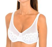 Dim Generous Broderie 00ASD WoMens underwire bra - White - Size 38C