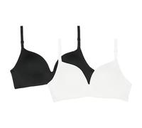 DIM Girl's Invisible Wire Free Padded Bra x2